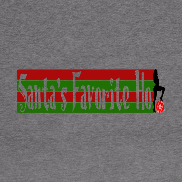 Sarcastic Santa's Favorite Ho Christmas Gift For Women by ExprezzDesigns